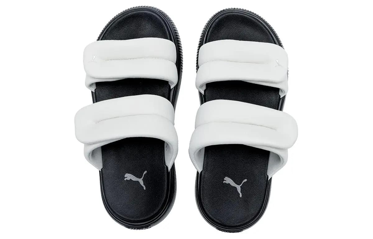 PUMA Mayu Puffy Sandals 'Grey Black' Women's 4