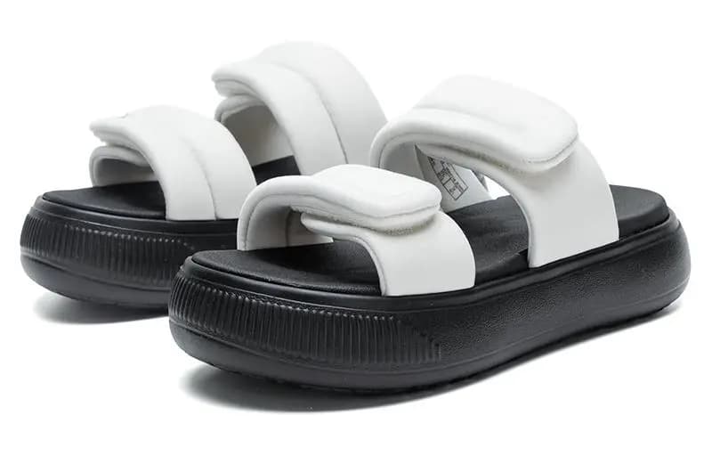 PUMA Mayu Puffy Sandals 'Grey Black' Women's 3