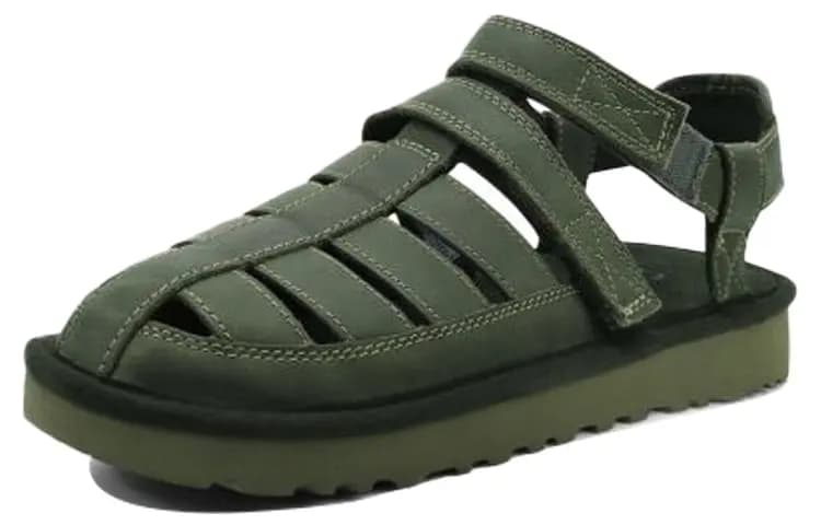 UGG Dune Fisherman Dəri Sandal Yaşıl 4