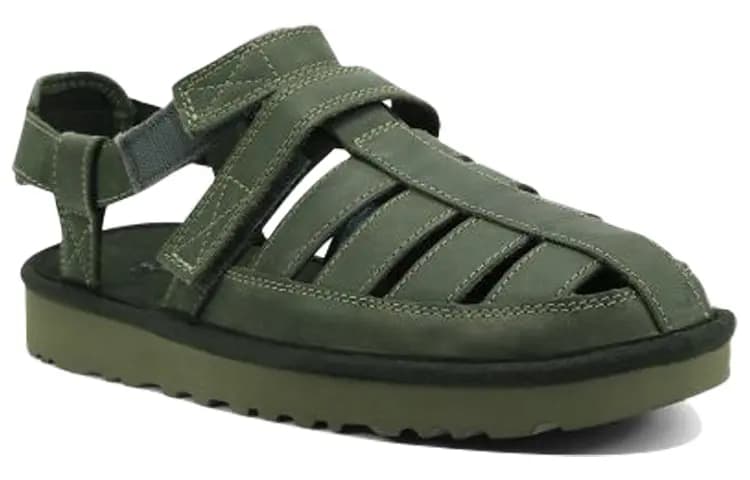 UGG Dune Fisherman Dəri Sandal Yaşıl 3