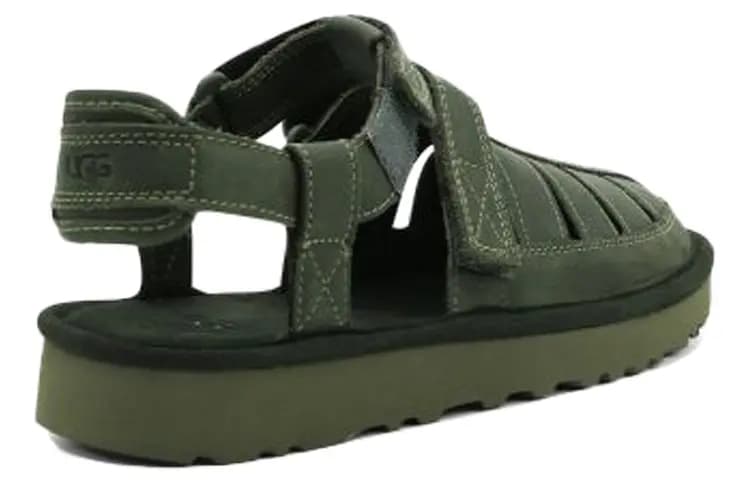 UGG Dune Fisherman Dəri Sandal Yaşıl 5