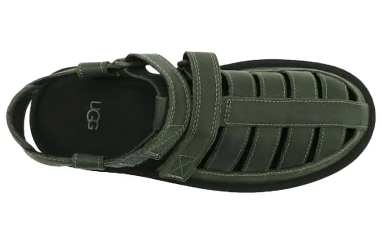 UGG Dune Fisherman Dəri Sandal Yaşıl 6