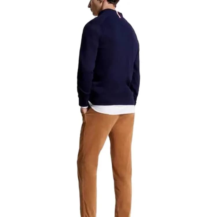 Tommy Hilfiger Cashmere Sweaters Men Marine Blue 4