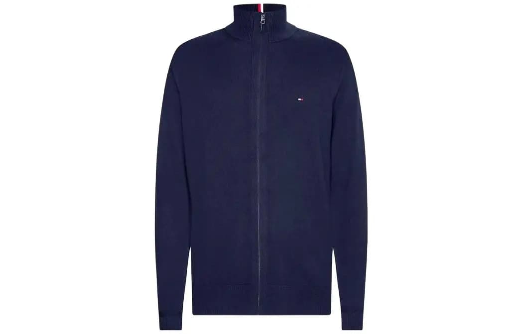Tommy Hilfiger Kaşmir Sviter Kişi Dəniz Mavisi