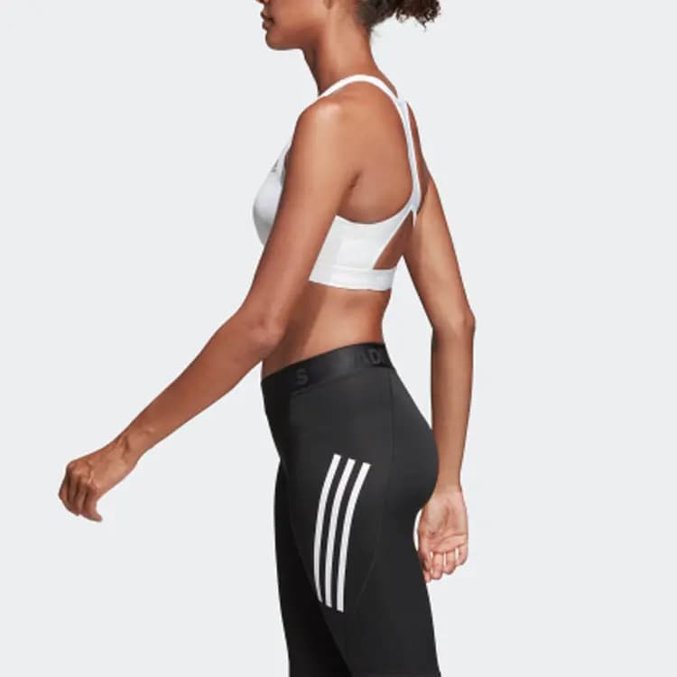 adidas Qadın İdman Büstqalteri Ağ 5