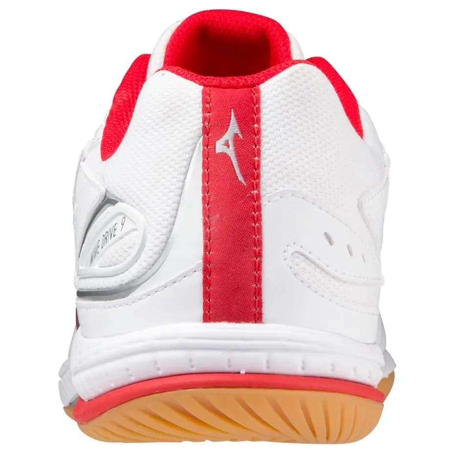 Mizuno Wave Drive 9 'White Red' 4