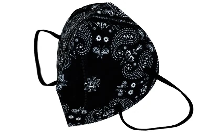 xVESSEL Mask Paisleys KN95 Üz Maskası Unisex 2