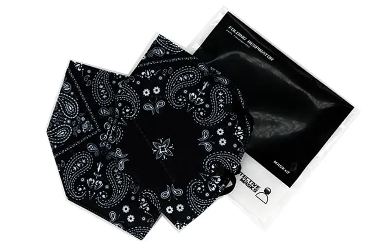 xVESSEL Mask Paisleys KN95 Üz Maskası Unisex 4