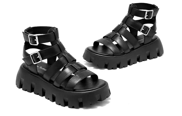 Beau Today Roman Sandals Women's Black