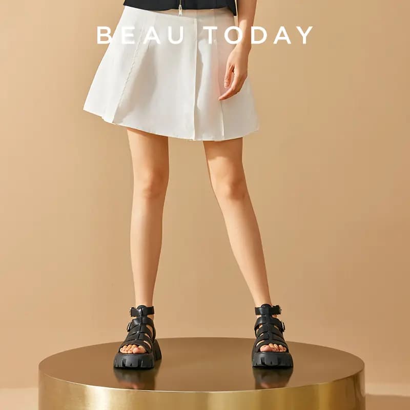 Beau Today Roman Sandals Women's Black 5