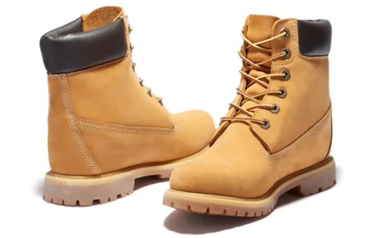 Timberland 6 Inch Premium Wedge Boots 'Wheat Nubuck' Qadın 4