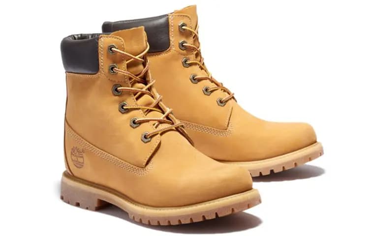 Timberland 6 Inch Premium Wedge Boots 'Wheat Nubuck' Qadın 3