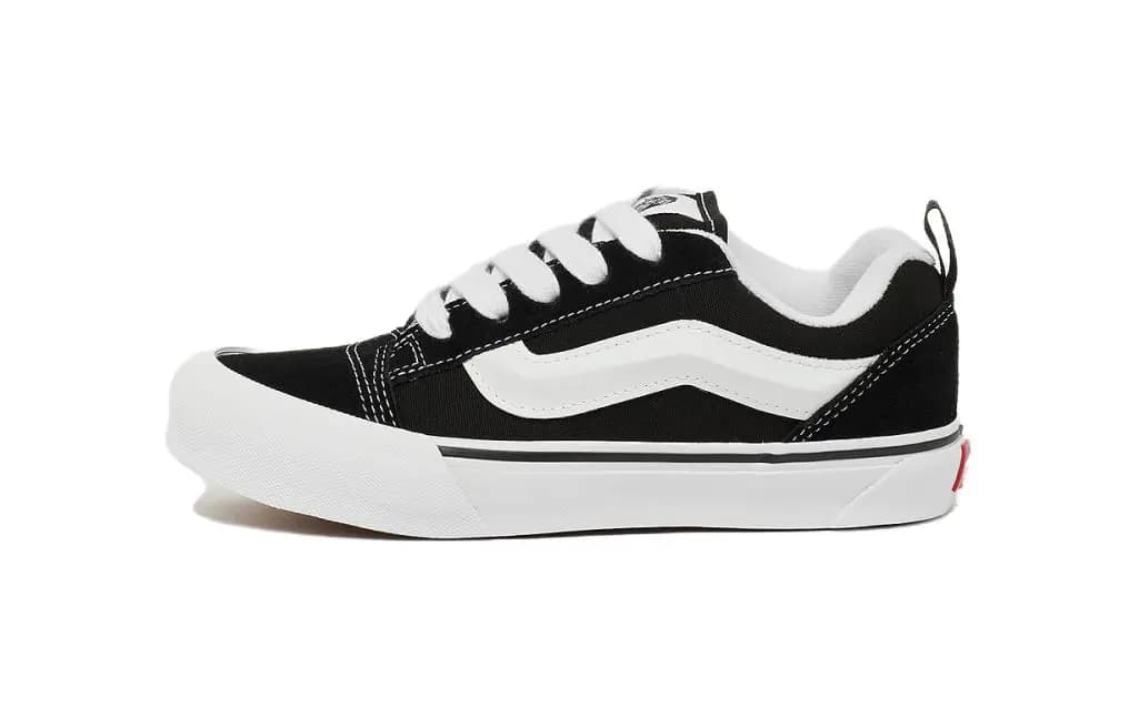 Vans Knu Skool Uşaq Skeyt Ayaqqabısı Qara/Ağ