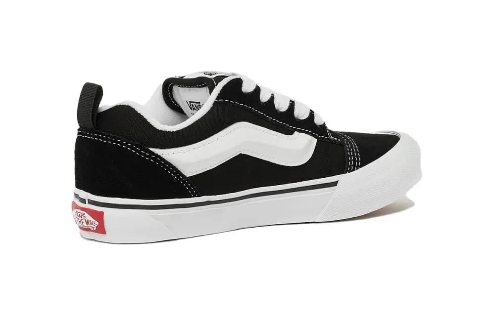 Vans Knu Skool Uşaq Skeyt Ayaqqabısı Qara/Ağ 3