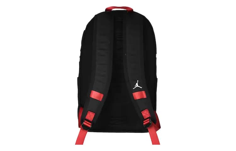 Jordan Polyester Bel Çantası Unisex Qara/Qırmızı 3