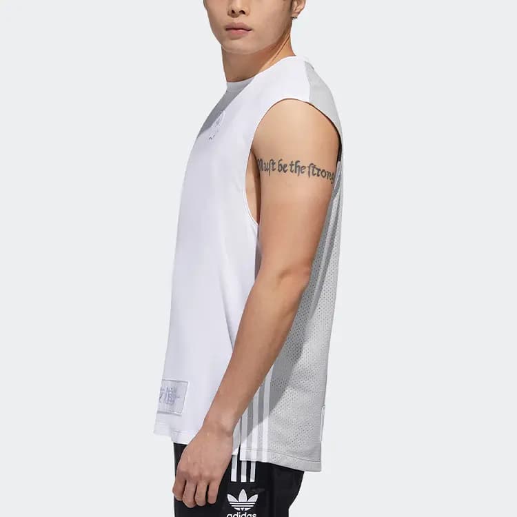 Adidas Originals MIC TANK BB Tank Tops Men White 6