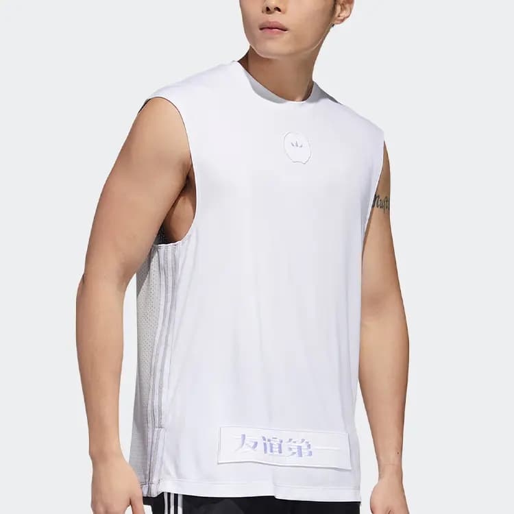 Adidas Originals MIC TANK BB Tank Tops Men White 5