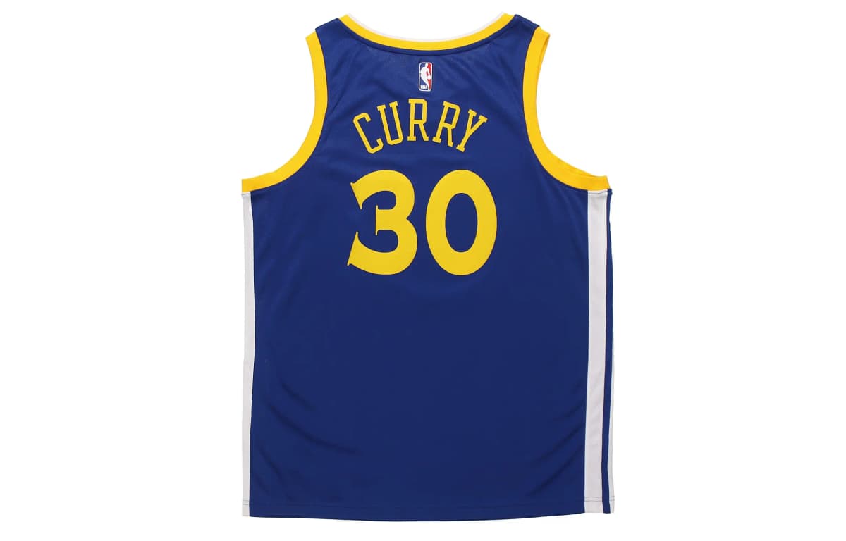 Nike NBA Stephen Curry Golden State Warriors Kişi Basketbol Köynəyi Mavi 2