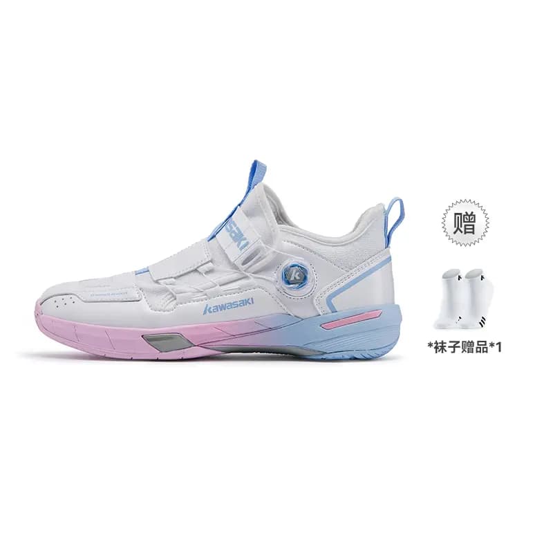 Kawasaki Traverse 2.0 Mid Collection Cushioning Wear Resistant Mid Top Badminton Shoes Unisex