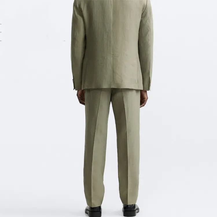 ZARA Suit Trousers Men Khaki 4