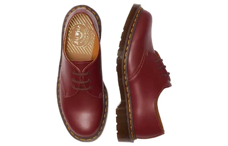 Dr.Martens 1461 Vintage Red Quilon 4