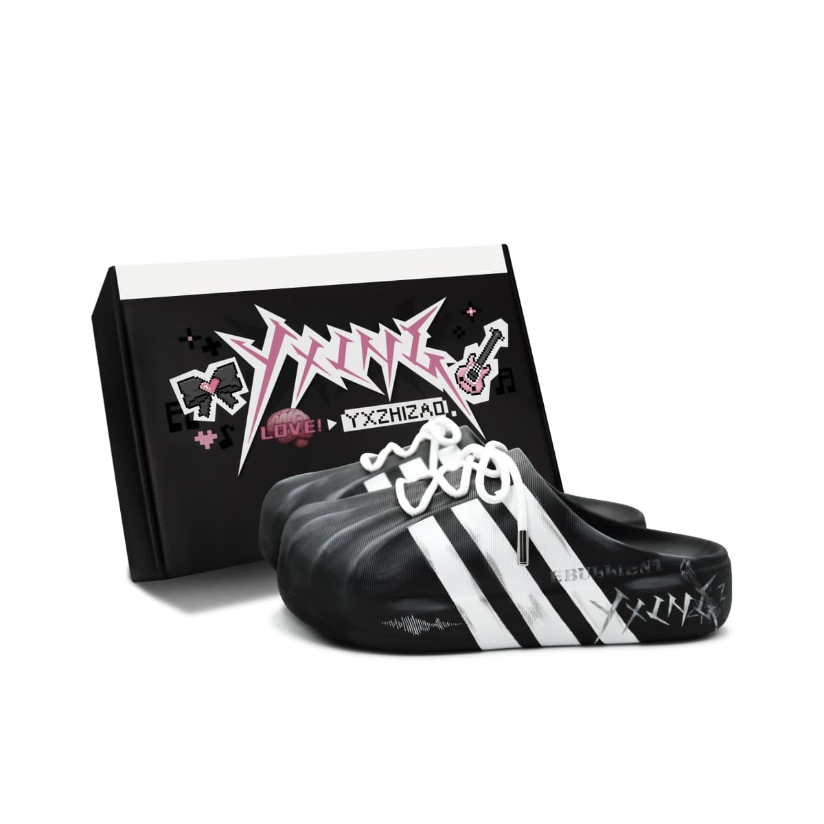 Adidas Originals AdiFOM Superstar Sürüşmə Ayaqqabı Unisex Qara/Ağ/Boz