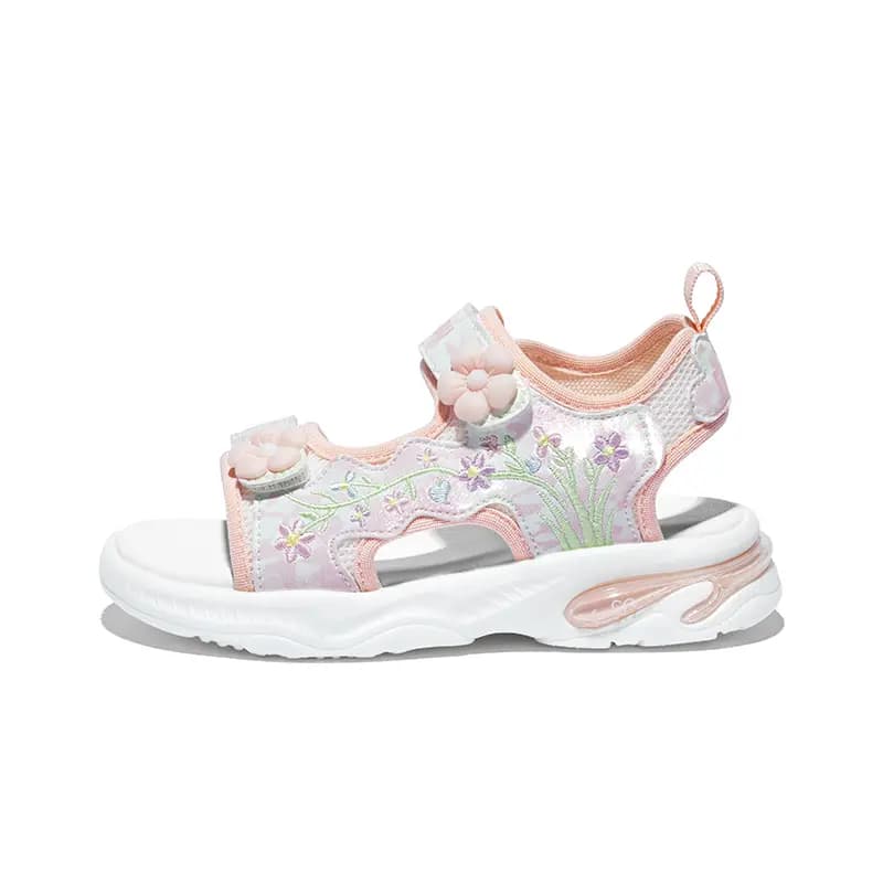Snoffy Anti-Slip And Wear-Resistant Rebound Sandal Pink Purple Kids'