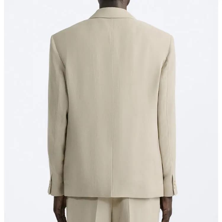 ZARA Kişi Kostyumu Bej 4