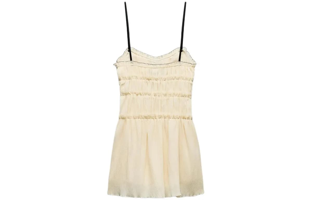 ZARA Qadın Slip Donu Ağ 2