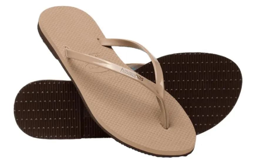 Havaianas You Metallic Flip Flops Qadın Qəhvəyi 5