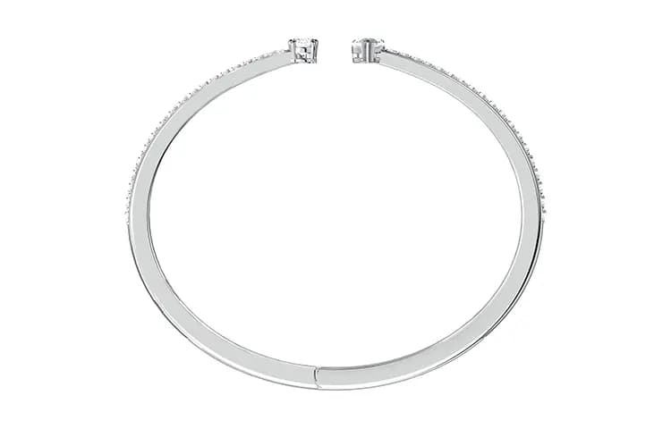 Swarovski Rodium örtüklü Bilərzik Ağ 3