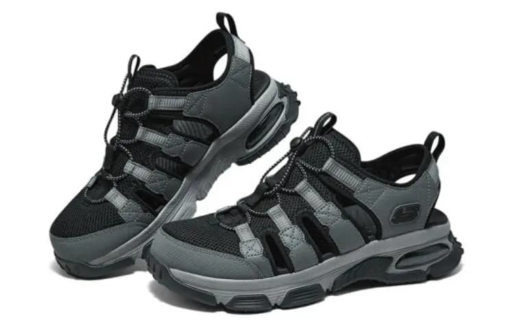 Skechers OUTDOOR MENS Beach Sandals Men's Gray Black 4