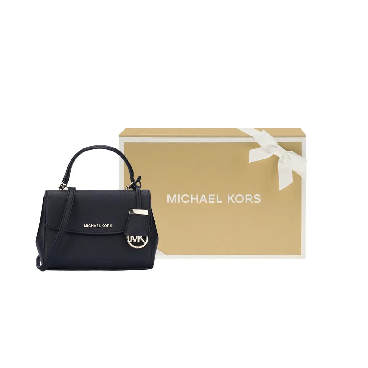 MICHAEL KORS Ava Extra-Small Saffiano Leather Crossbody 8