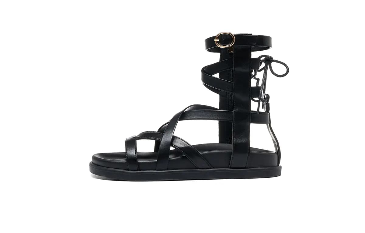 HLA Fashion Trendy Hollow-Out Roman Sandals 3cm Women's