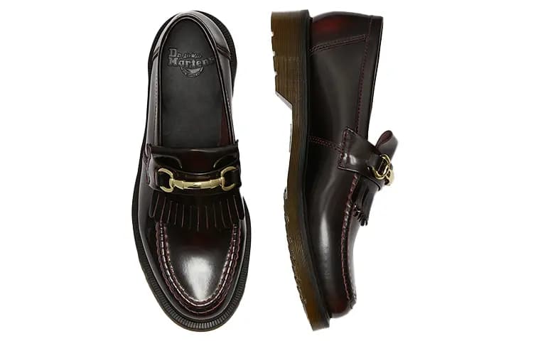 Dr.Martens Adrian Snaffle Loafer Qadın Albalı Qırmızısı 3