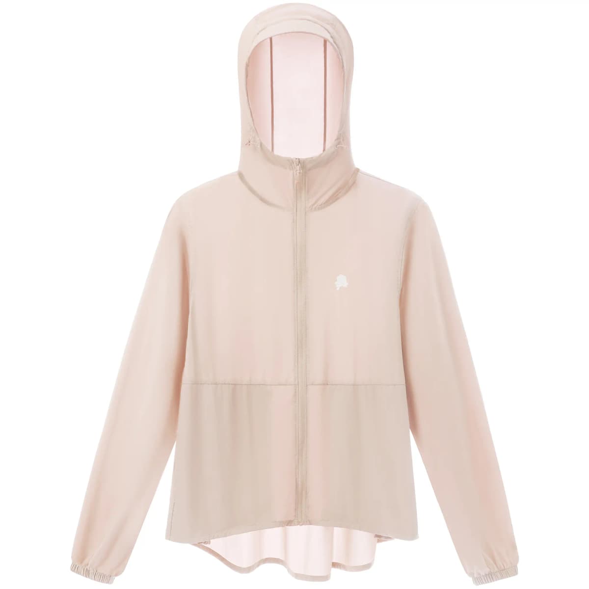CAMEL Camellia Series Cold White Skin Original Yarn Sun Protection Short-Length Height-Enhancing UPF50+ Sun Protection Jacket Women's 12