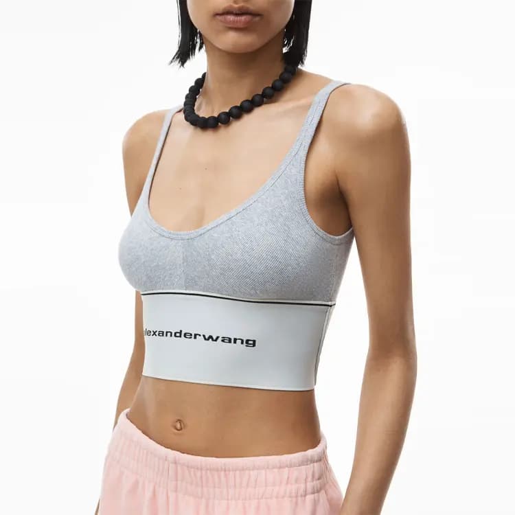 Alexander Wang Qadın İdman Büstqalteri Boz 6