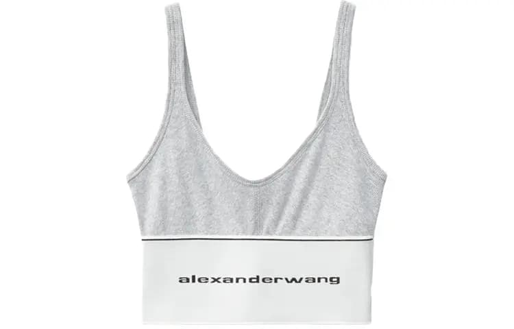 Alexander Wang Qadın İdman Büstqalteri Boz