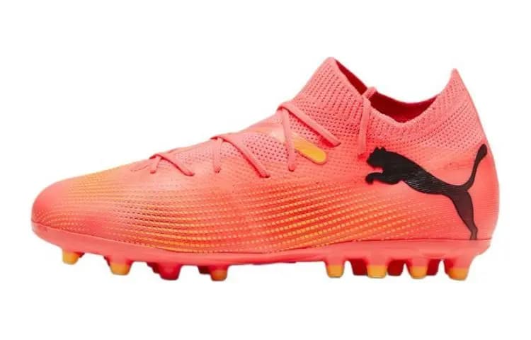 PUMA FUTURE 7 MATCH Future 7 Match Cushioning Wear-Resistant Low-Top Kids' Soccer Shoes Orange Red Kids'