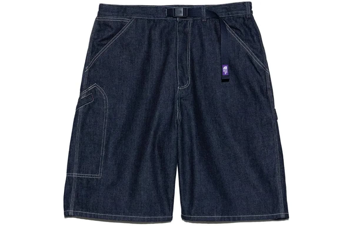 THE NORTH FACE PURPLE LABEL Denim Şort Kişi Indigo
