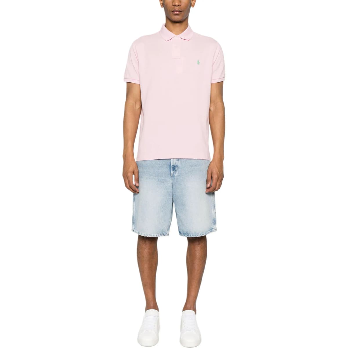 Polo Ralph Lauren Unisex Qısaqol Polo Köynək Çəhrayı 2