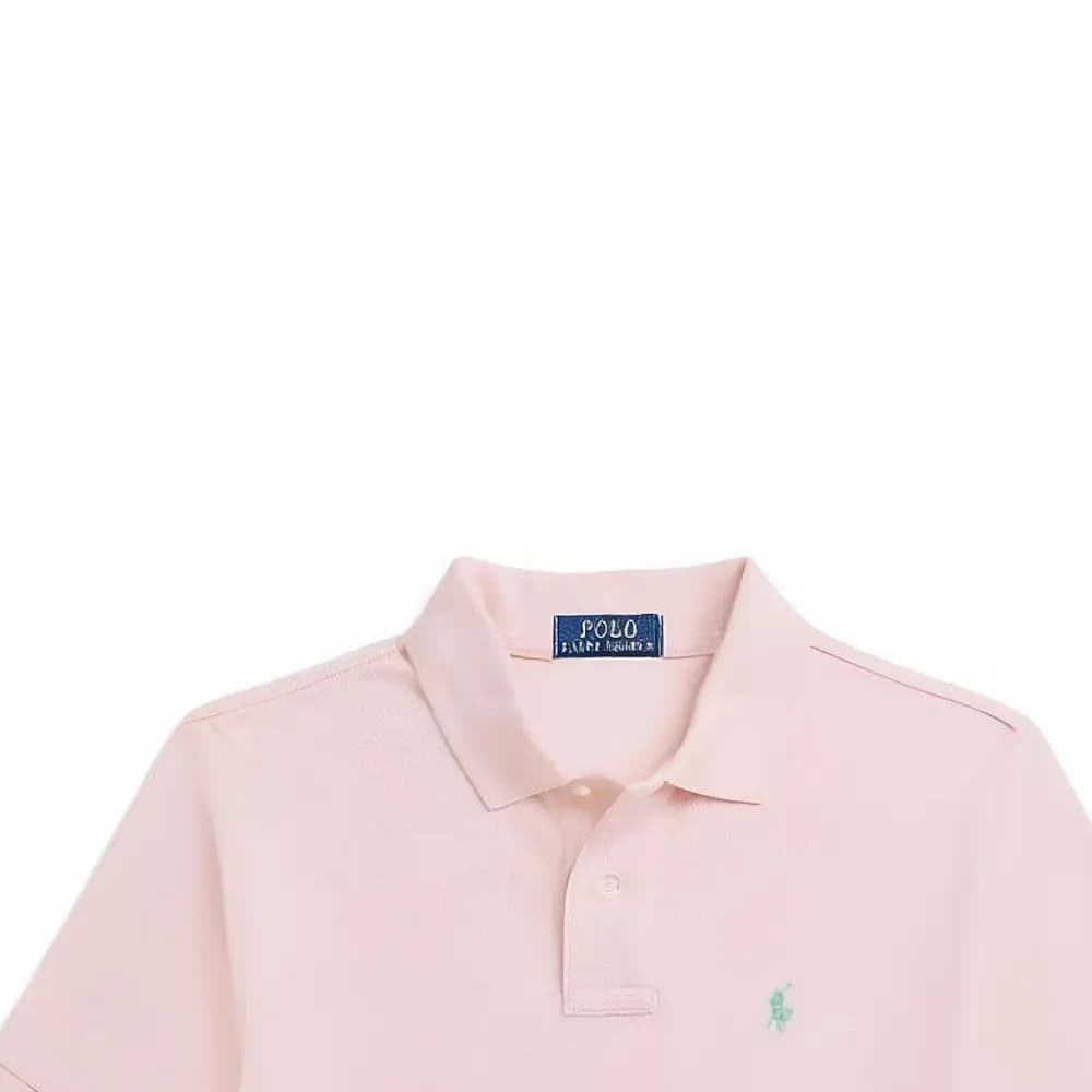 Polo Ralph Lauren Unisex Qısaqol Polo Köynək Çəhrayı 7