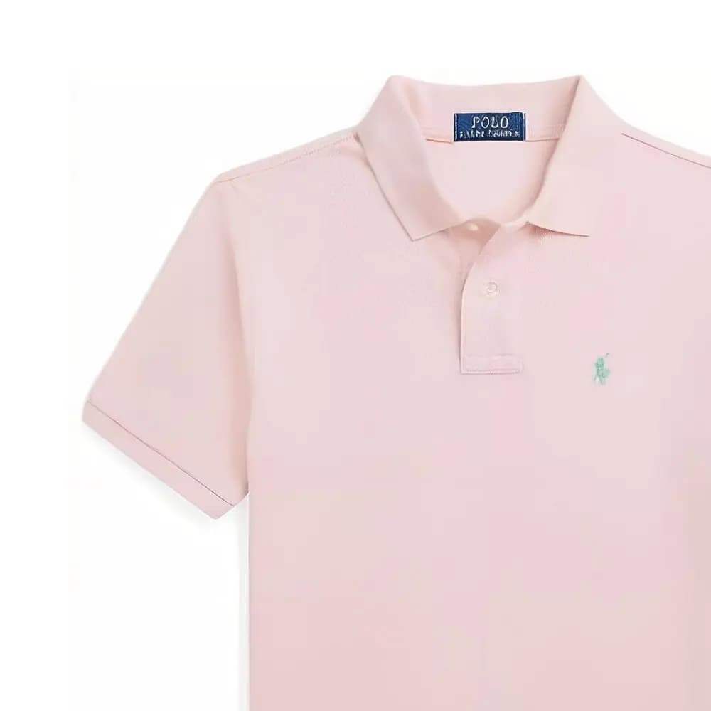Polo Ralph Lauren Unisex Qısaqol Polo Köynək Çəhrayı 4