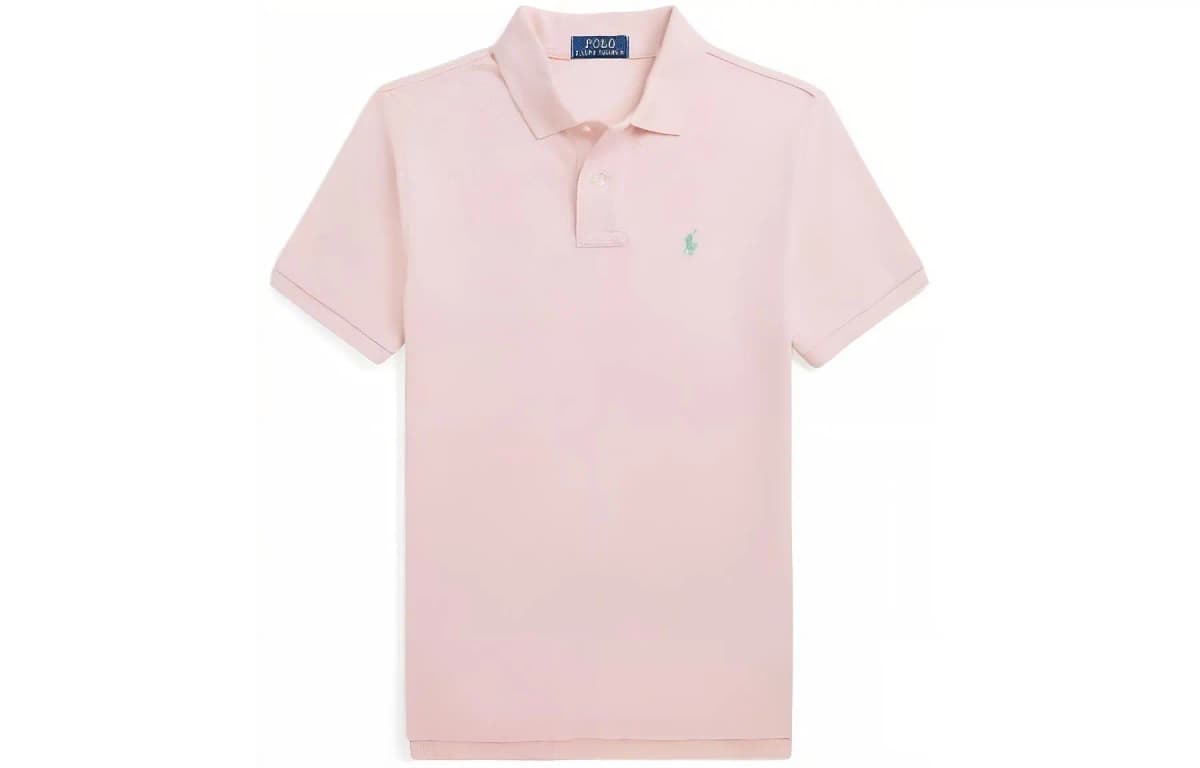 Polo Ralph Lauren Unisex Qısaqol Polo Köynək Çəhrayı