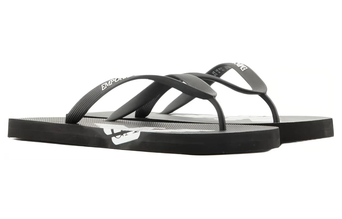 EMPORIO ARMANI Logo-strap Flip Flops 3