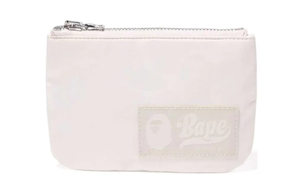 A BATHING APE Bape Nylon Wallet Regular Men's Blue/Black/White 5