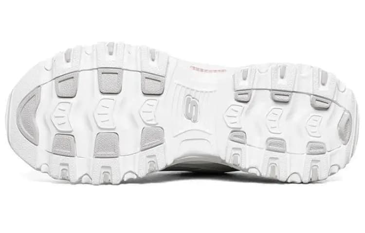 Skechers D'lites 1.0 Gs White/Grey/Pink Women's 5