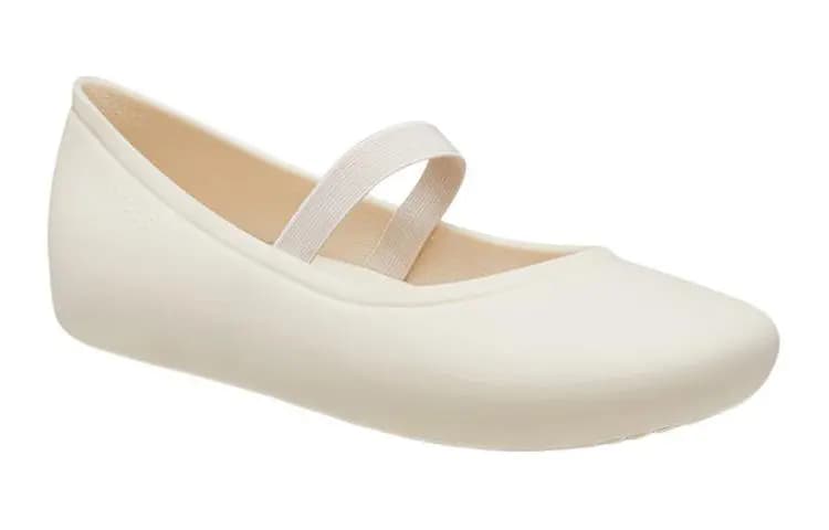 Crocs Anti Slip Wear Resistant Low Top Kids' Leather Shoes White Kids' 3