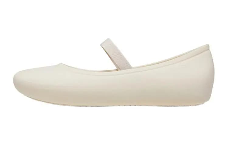Crocs Anti Slip Wear Resistant Low Top Kids' Leather Shoes White Kids'