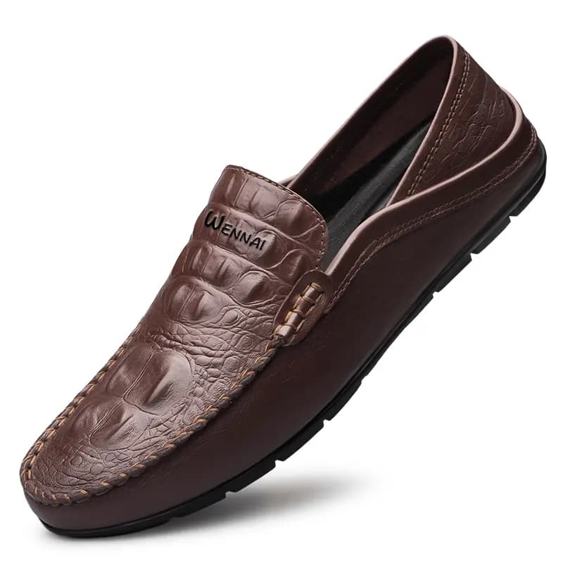 Wen Nai Beanie Shoes Men's Brown 3